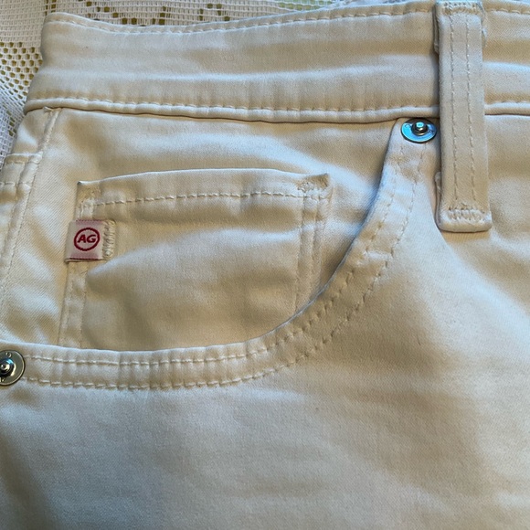 AG Adriano Goldschmied Jeans Beige 5-Pocket Skinny Fit w/ Stretch Sz 26R x 27.5” - Picture 5 of 15